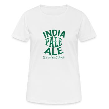 IPA INDIAN PALE - Women's Breathable T-Shirt - white - Front - AI Model Female 172 dark (172cm)