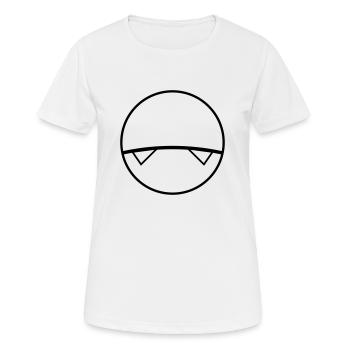 Melvin - Frauen T-Shirt atmungsaktiv - Weiß - Vorne - AI Model Female 172 dark (172cm)
