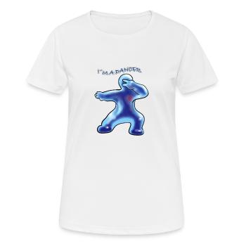 Tänzer - Frauen T-Shirt atmungsaktiv - Weiß - Vorne - AI Model Female 172 dark (172cm)