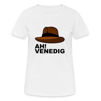 venedig - Frauen T-Shirt atmungsaktiv - Weiß - Vorne - AI Model Female 172 dark (172cm)
