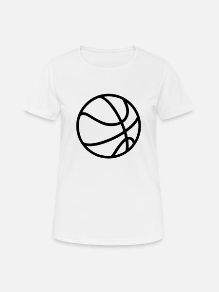 Basketball Plain - Women's Breathable T-Shirt - white