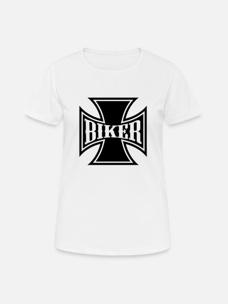 cb49_iron_biker uk - Women's Breathable T-Shirt - white