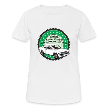 Italienische Sport Coupè - Frauen T-Shirt atmungsaktiv - Weiß - Vorne - AI Model Female 172 dark (172cm)