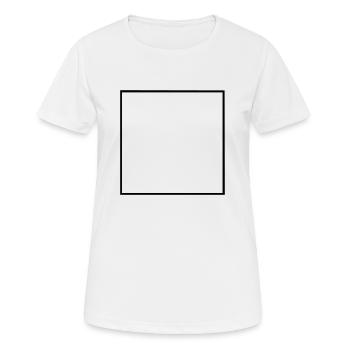 carré - T-shirt respirant Femme - blanc - Devant - AI Model Female 172 dark (172cm)