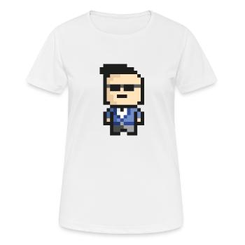 Gangnam-Bit-Style - Women's Breathable T-Shirt - white - Front - AI Model Female 172 dark (172cm)