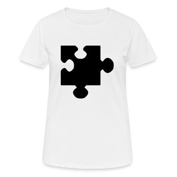 vu - T-shirt respirant Femme - blanc - Devant - AI Model Female 172 dark (172cm)