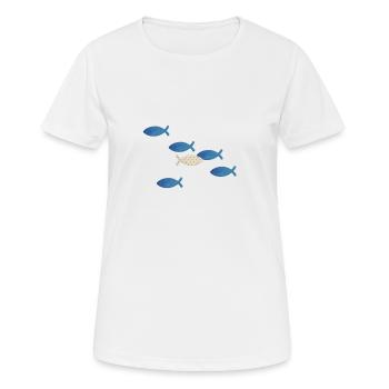 Be different! - Women's Breathable T-Shirt - white - Front - AI Model Female 172 dark (172cm)