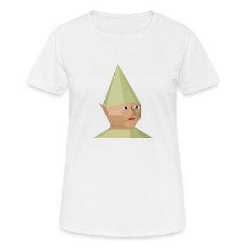 Enfant gnome - T-shirt respirant Femme - blanc - Devant - AI Model Female 172 dark (172cm)