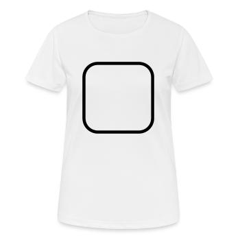 A Personnaliser / Custom / Customiser / Customize - T-shirt respirant Femme - blanc - Devant - AI Model Female 172 dark (172cm)