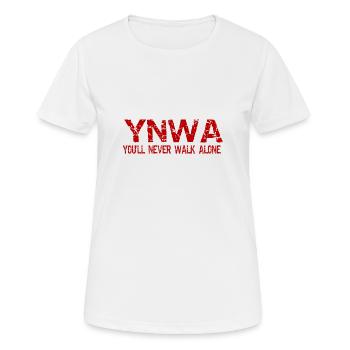 YNWA - Women's Breathable T-Shirt - white - Front - AI Model Female 172 dark (172cm)