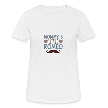 Mommy s little Romeo - Women's Breathable T-Shirt - white - Front - AI Model Female 172 dark (172cm)