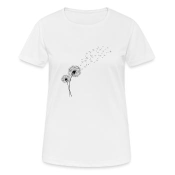 Dandelion plant dandelion plant - Women's Breathable T-Shirt - white - Front - AI Model Female 172 dark (172cm)