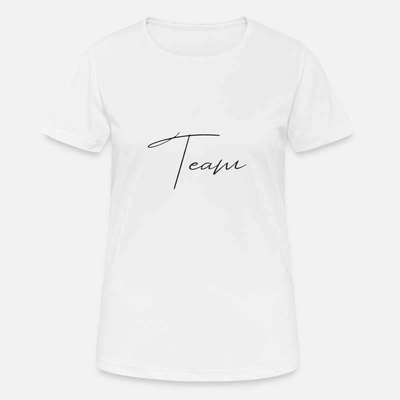 team - Women's Breathable T-Shirt - white