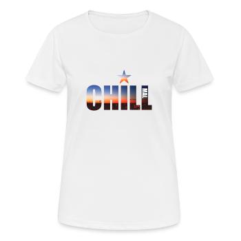 Chill mal Skyline Stern - Frauen T-Shirt atmungsaktiv - Weiß - Vorne - AI Model Female 172 dark (172cm)