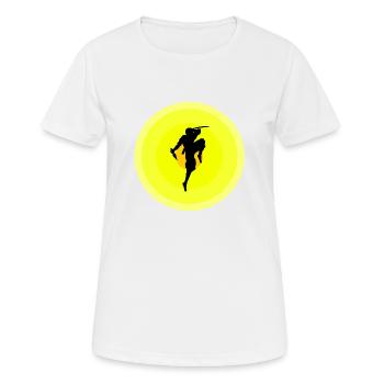 NINJA Japanese Clothing Theme - Women's Breathable T-Shirt - white - Front - AI Model Female 172 dark (172cm)