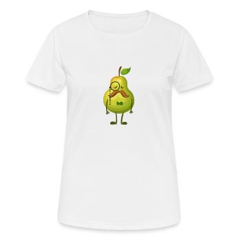 Herr Birne - Frauen T-Shirt atmungsaktiv - Weiß - Vorne - AI Model Female 172 dark (172cm)