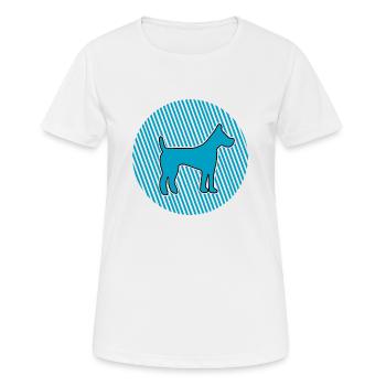 Dog dog - Women's Breathable T-Shirt - white - Front - AI Model Female 172 dark (172cm)