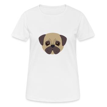 Carlin - T-shirt respirant Femme - blanc - Devant - AI Model Female 172 dark (172cm)