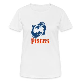 Pisces - Women's Breathable T-Shirt - white - Front - AI Model Female 172 dark (172cm)