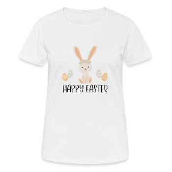 Happy Easter - Easter - Women's Breathable T-Shirt - white - Front - AI Model Female 172 dark (172cm)