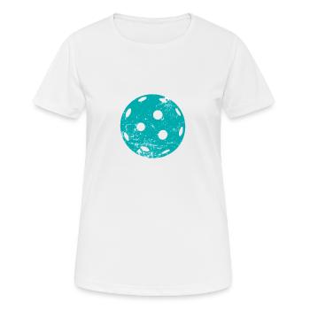 Double Exposure Pickleball Pickleball Player Gift - Women's Breathable T-Shirt - white - Front - AI Model Female 172 dark (172cm)