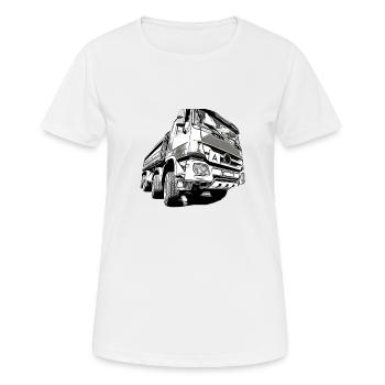 Trucks - Women's Breathable T-Shirt - white - Front - AI Model Female 172 dark (172cm)
