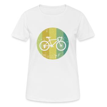 Bike - Women's Breathable T-Shirt - white - Front - AI Model Female 172 dark (172cm)