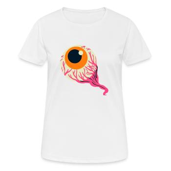 Eye - Women's Breathable T-Shirt - white - Front - AI Model Female 172 dark (172cm)