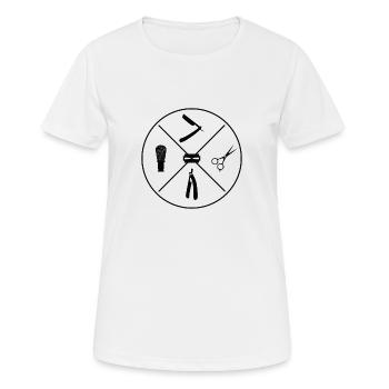 Bart 2021 - T-shirt respirant Femme - blanc - Devant - AI Model Female 172 dark (172cm)