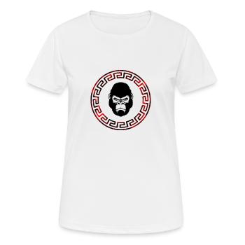 I Love Gorillas, Gorillas, Gorilla Lover, Gorilla - Women's Breathable T-Shirt - white - Front - AI Model Female 172 dark (172cm)