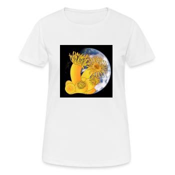 Korallen Polypen Korallen Planeten Erde - Frauen T-Shirt atmungsaktiv - Weiß - Vorne - AI Model Female 172 dark (172cm)