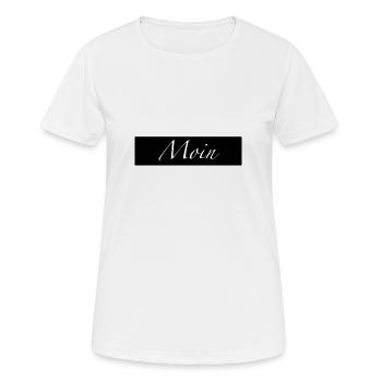 Moin blanc - T-shirt respirant Femme - blanc - Devant - AI Model Female 172 dark (172cm)