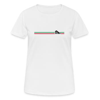 Italien - Kolosseum von Rom - Frauen T-Shirt atmungsaktiv - Weiß - Vorne - AI Model Female 172 dark (172cm)