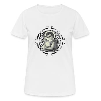 Saint Jean des bébés moutons - T-shirt respirant Femme - blanc - Devant - AI Model Female 172 dark (172cm)