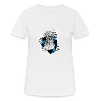 JAAAAAAAAA!!! - Frauen T-Shirt atmungsaktiv - Weiß - Vorne - AI Model Female 172 dark (172cm)