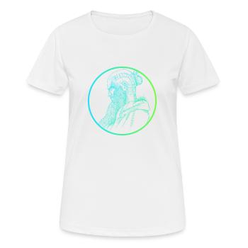 Floki Electric fade style - Women's Breathable T-Shirt - white - Front - AI Model Female 172 dark (172cm)