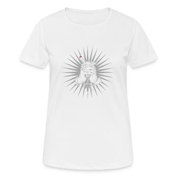 Stoner Cannabis Cigarette - Women's Breathable T-Shirt - white - Front - AI Model Female 172 dark (172cm)