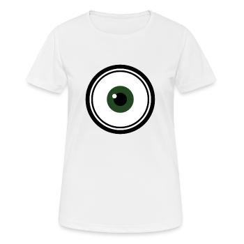 Green eye | Green eyes - Women's Breathable T-Shirt - white - Front - AI Model Female 172 dark (172cm)