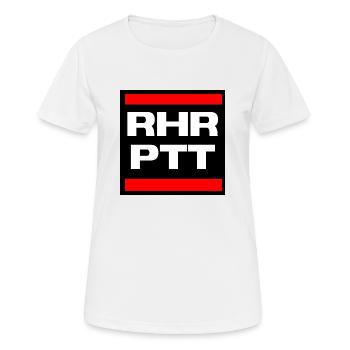 Ruhrpott - Frauen T-Shirt atmungsaktiv - Weiß - Vorne - AI Model Female 172 dark (172cm)