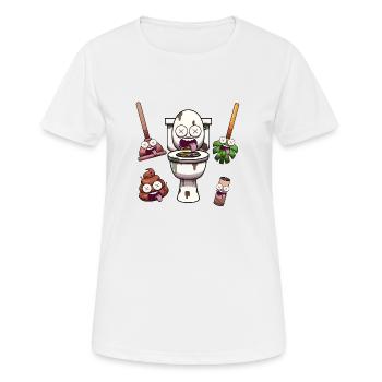 Éléments de toilette - T-shirt respirant Femme - blanc - Devant - AI Model Female 172 dark (172cm)