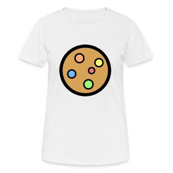 Biscuit - Women's Breathable T-Shirt - white - Front - AI Model Female 172 dark (172cm)
