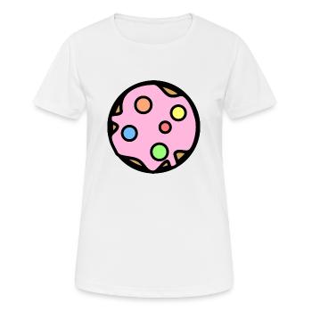 Biscuit - Women's Breathable T-Shirt - white - Front - AI Model Female 172 dark (172cm)