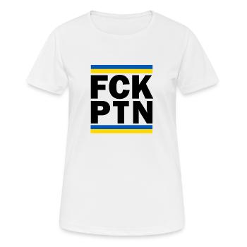 FCK PTN Black - Women's Breathable T-Shirt - white - Front - AI Model Female 172 dark (172cm)