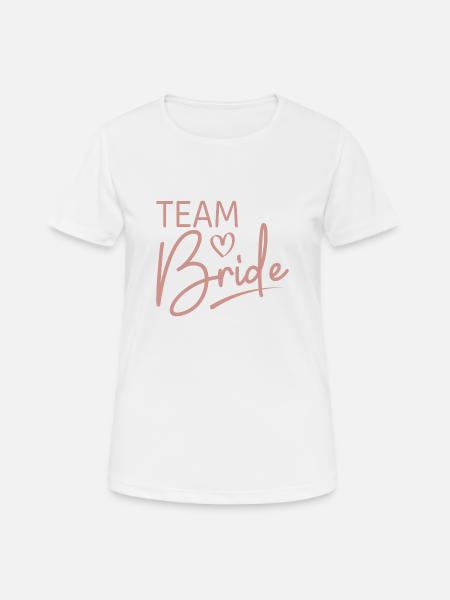 Chemise Team Bride - T-shirt respirant Femme - blanc
