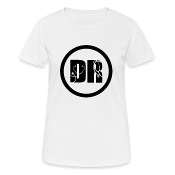 Docteur - T-shirt respirant Femme - blanc - Devant - AI Model Female 172 dark (172cm)