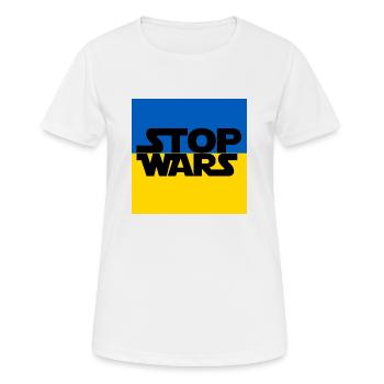 Ukraine - Frauen T-Shirt atmungsaktiv - Weiß - Vorne - AI Model Female 172 dark (172cm)