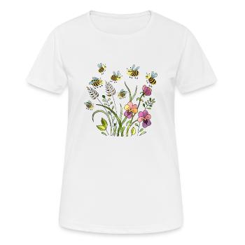Insects - Women's Breathable T-Shirt - white - Front - AI Model Female 172 dark (172cm)