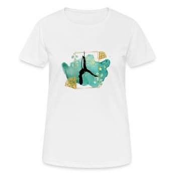 Aerial hoop - Women's Breathable T-Shirt - white - Front - AI Model Female 172 dark (172cm)