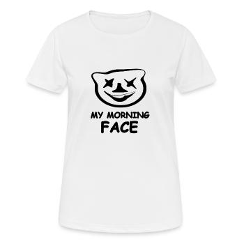 Été - T-shirt respirant Femme - blanc - Devant - AI Model Female 172 dark (172cm)