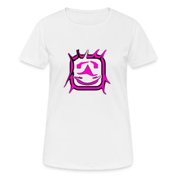 Été - T-shirt respirant Femme - blanc - Devant - AI Model Female 172 dark (172cm)